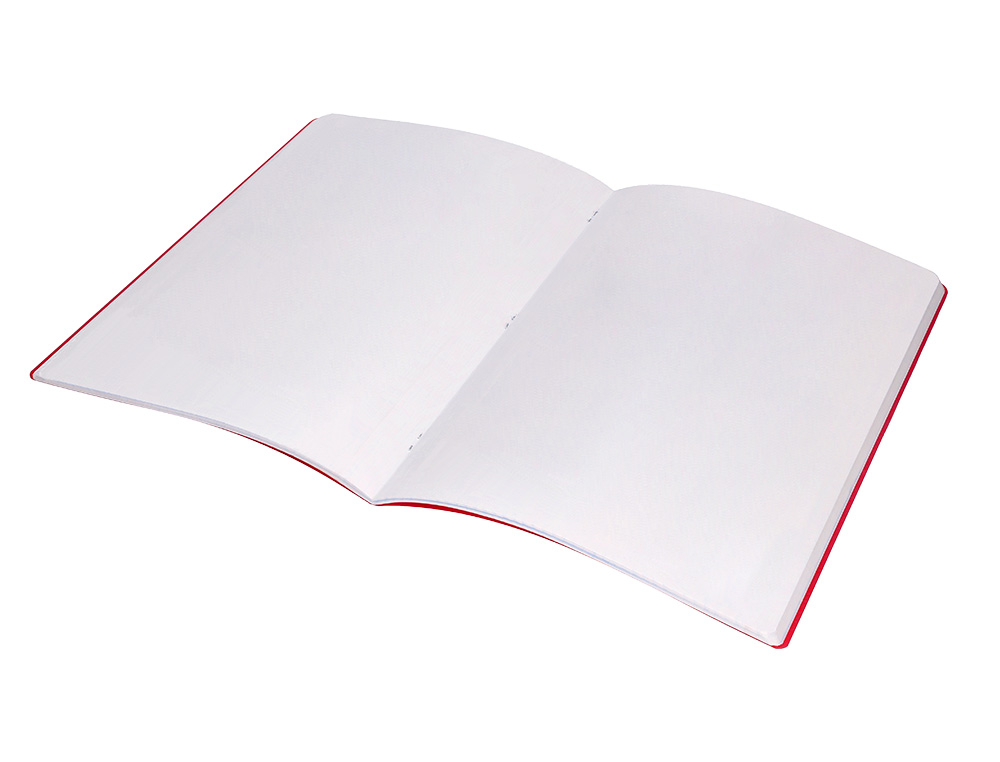 LIBRETA LIDERPAPEL 360 TAPA DE PLASTICO A4 48 HOJAS 90G/M2 LISA SIN MARGEN COLORES SURTIDOS