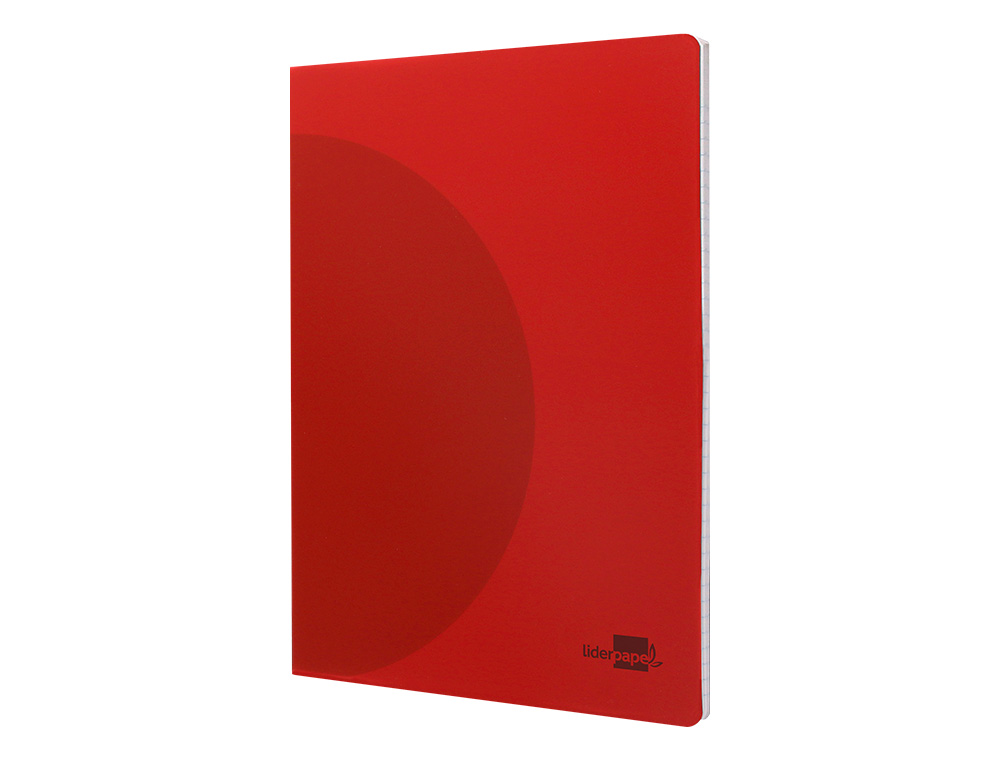 LIBRETA LIDERPAPEL 360 TAPA DE PLASTICO A4 48 HOJAS 90G/M2 LISA SIN MARGEN COLORES SURTIDOS