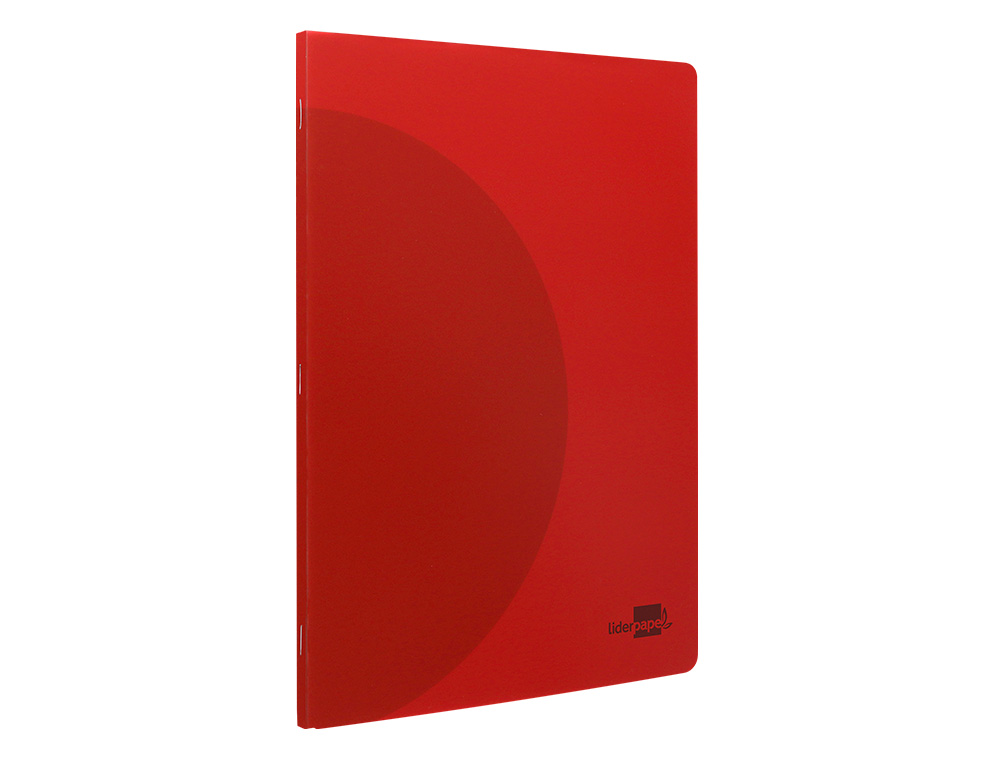 LIBRETA LIDERPAPEL 360 TAPA DE PLASTICO A4 48 HOJAS 90G/M2 LISA SIN MARGEN COLORES SURTIDOS