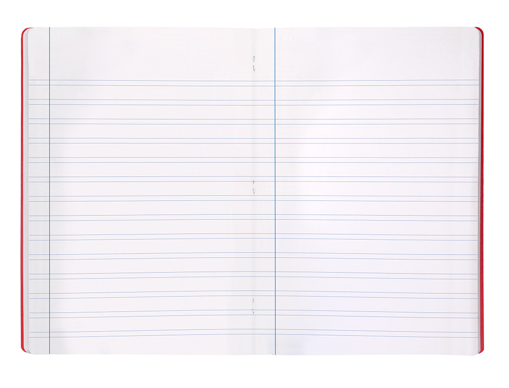 LIBRETA LIDERPAPEL 360 TAPA DE PLASTICO A5 48 HOJAS 90G/M2 PAUTA 4 3,5MM CON MARGEN COLORES SURTIDOS