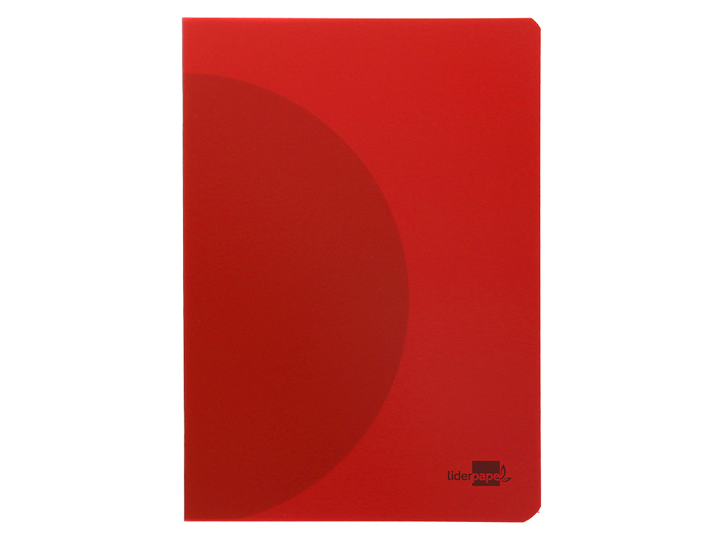 LIBRETA LIDERPAPEL 360 TAPA DE PLASTICO A5 48 HOJAS 90G/M2 PAUTA 4 3,5MM CON MARGEN COLORES SURTIDOS
