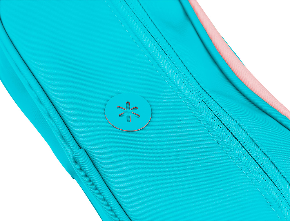 ESTUCHE PORTATODO ANTARTIK FUSION FLEX 3 CREMALLERAS TURQUESA COMPAERO MOCHILA 100X60X220 MM