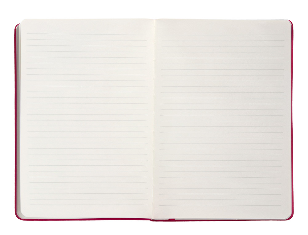 CUADERNO CON GOMILLA ANTARTIK NOTES TAPA DURA A5 HOJAS RAYAS BURDEOS 100 HOJAS 80 GR FSC