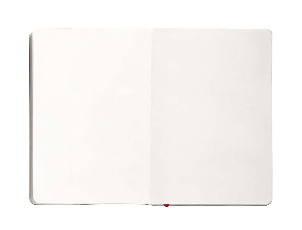 CUADERNO CON GOMILLA ANTARTIK NOTES TAPA BLANDA A5 HOJAS LISAS NEGRO Y ROJO 80 HOJAS 80 GR FSC