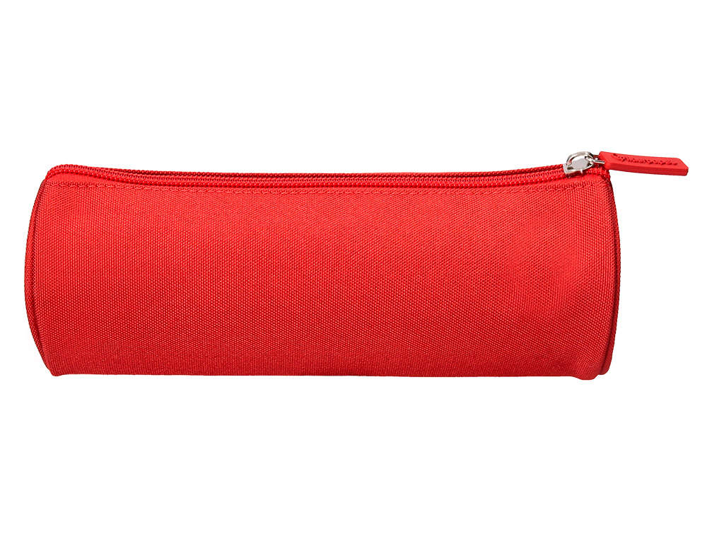 ESTUCHE PORTATODO LIDERPAPEL CLASSIC CILINDRICO ANCHO 210X70MM ROJO