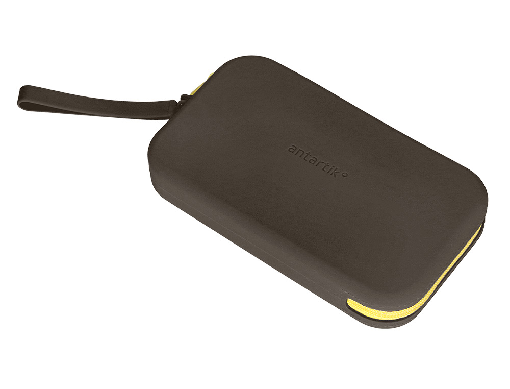 ESTUCHE PORTATODO ANTARTIK TROPICAL DIVE SILICONA SOFT RECTANGULAR 190X120X25 MM COLOR NEGRO