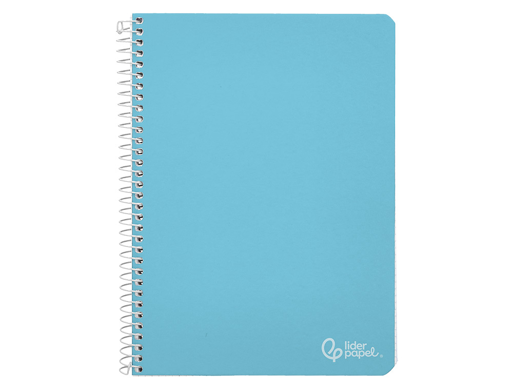 CUADERNO ESPIRAL LIDERPAPEL A4 WITTY TAPA DURA 80H 90GR RAYADO Nº46 COLORES SURTIDOS