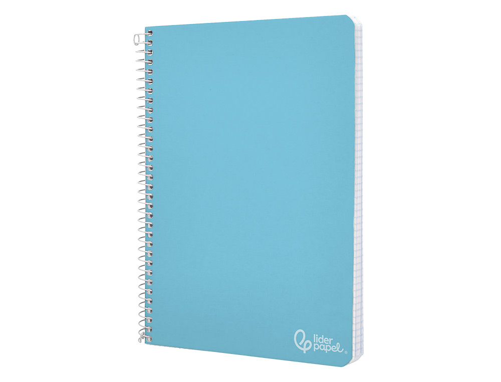 CUADERNO ESPIRAL LIDERPAPEL A4 WITTY TAPA DURA 80H 90GR RAYADO Nº46 COLORES SURTIDOS