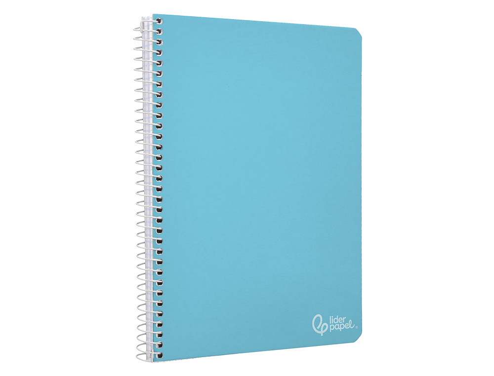 CUADERNO ESPIRAL LIDERPAPEL A4 WITTY TAPA DURA 80H 90GR RAYADO Nº46 COLORES SURTIDOS