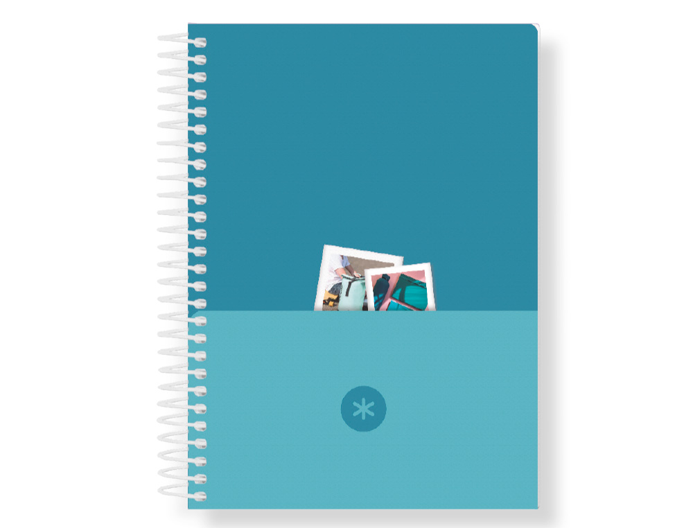 AGENDA ESPIRAL ANTARTIK ESSENTIALS A5+ 2026 DA PGINATURQUESA PAPEL 80G FSC