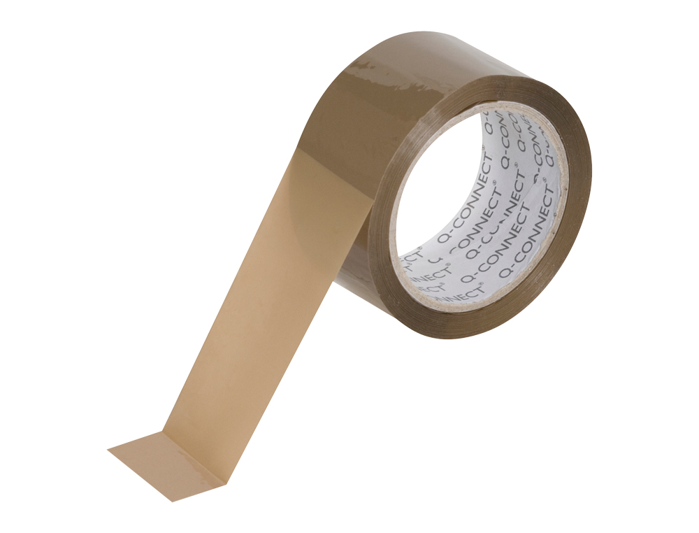 CINTA ADHESIVA Q-CONNECT POLIPROPILENO HAVANA 66 MT X 75 MM PARA EMBALAJE