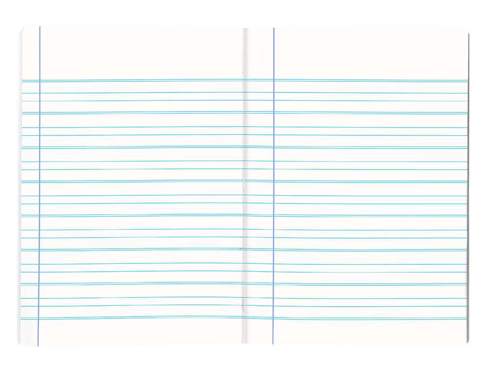 LIBRETA LIDERPAPEL SCRIPTUS A4 48 HOJAS 90G/M2 RAYADO MONTESSORI 3,5MM CON MARGEN COLORES SURTIDOS
