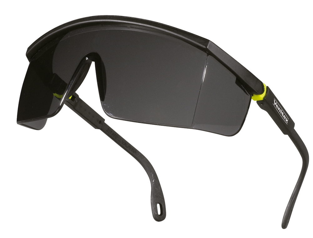 GAFAS DELTAPLUS DE PROTECCION POLICARBONATO MONOBLOQUE AHUMADO COLOR GRIS-AMARILLA UV400