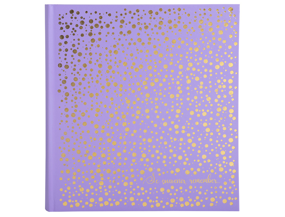 ALBUM DE FOTOS EXACOMPTA PLUM 290X320 MM 60 PAGINAS 300 FOTOS 10X15 CM COLOR VIOLETA